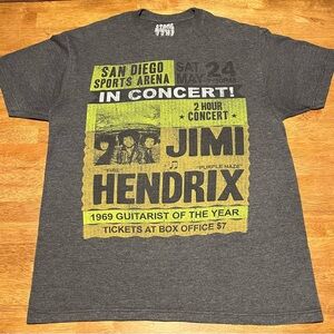 Graphic T-Shirt - Jimi Hendrix San Diego Concert - Men's Large